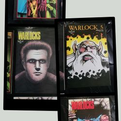 Comic's - Lot Of 4  WARLOCKS  (COMIC'S BOX)