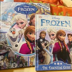 New Disney Frozen Hardcover Book Lot