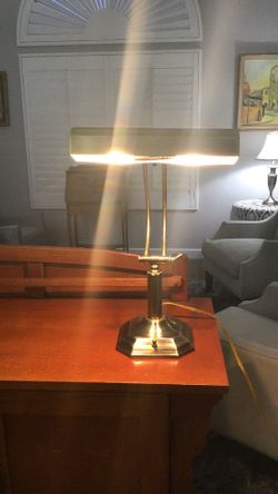 Brass Bankers or Piano  Lamp