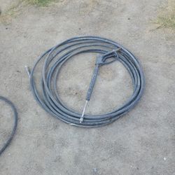 Pressure Whasher Hose And Wand.