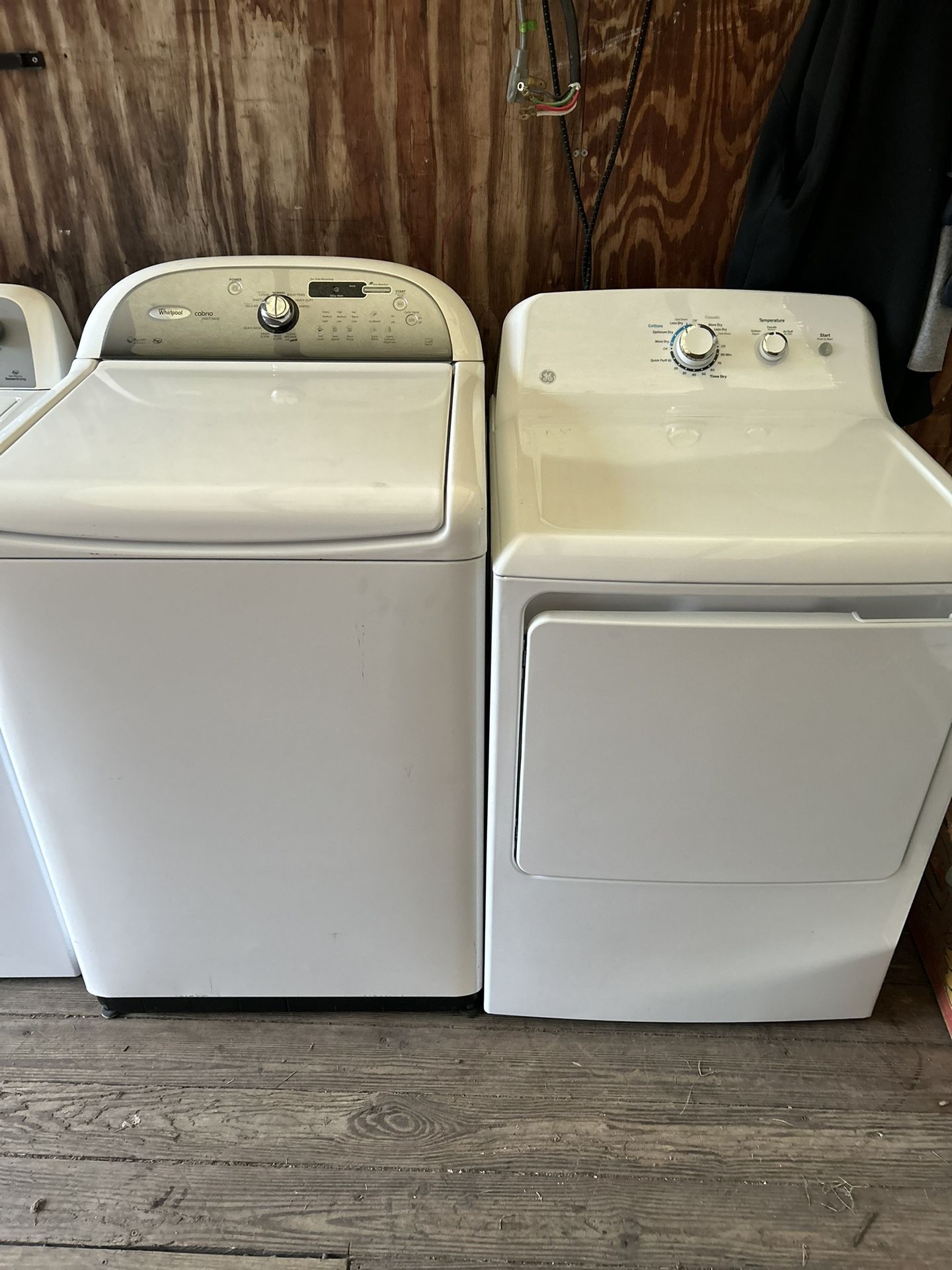 WHIRLPOOL WASHER AND DRYER