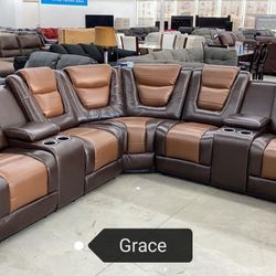 Jordan - Sectional - Brand new comfortable recliner sectional AVAILABLE in March !!
$1,599
