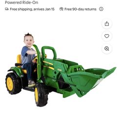 John Deer Toy Ride on With Loader