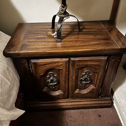 Antique Wooden Nightstands