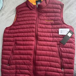 Washington Commanders Insulated Full Zip Puffer Vest - New