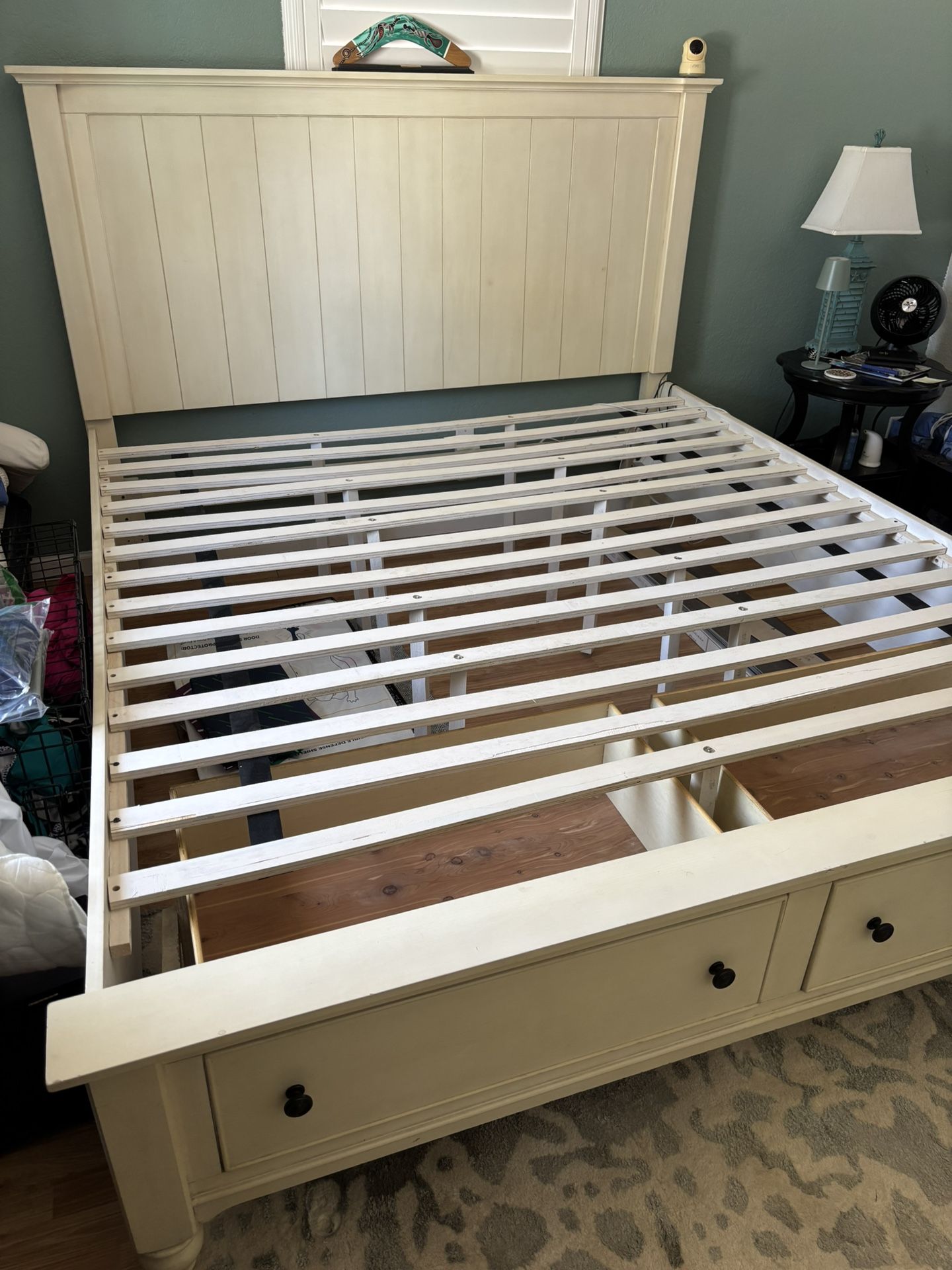 California King Storage Bed