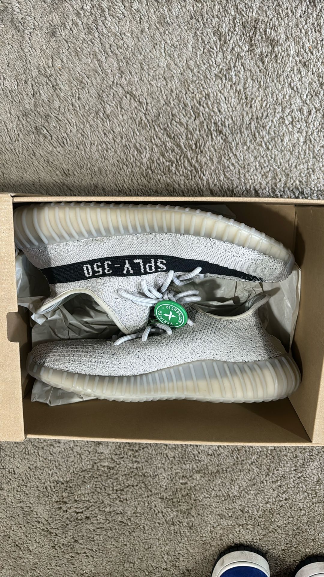 ADIDAS Yeezy Boost 350 V2 Slate Size 10