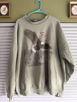 Vintage green Eagle crewneck