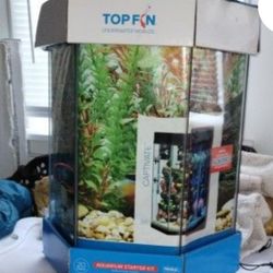 New 20 Gallon Octagon Custom Fish Tank