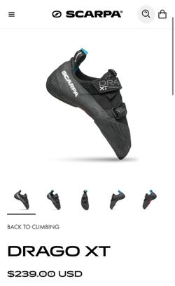 Scarpa Drago XT Black Size 43.5