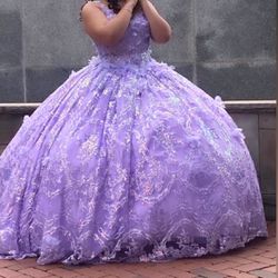 Lavender Quinceañera Dress