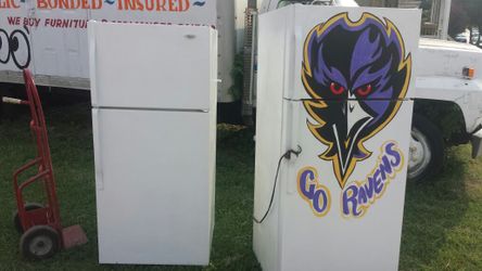 All apartment size refrigerators on sale today..
