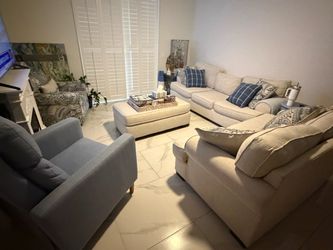 Two piece sofa “willing to negotiate”