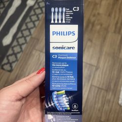 4 Pack Philips Sonicare C3 Premium Plaque Control toothbrush Brushhead 