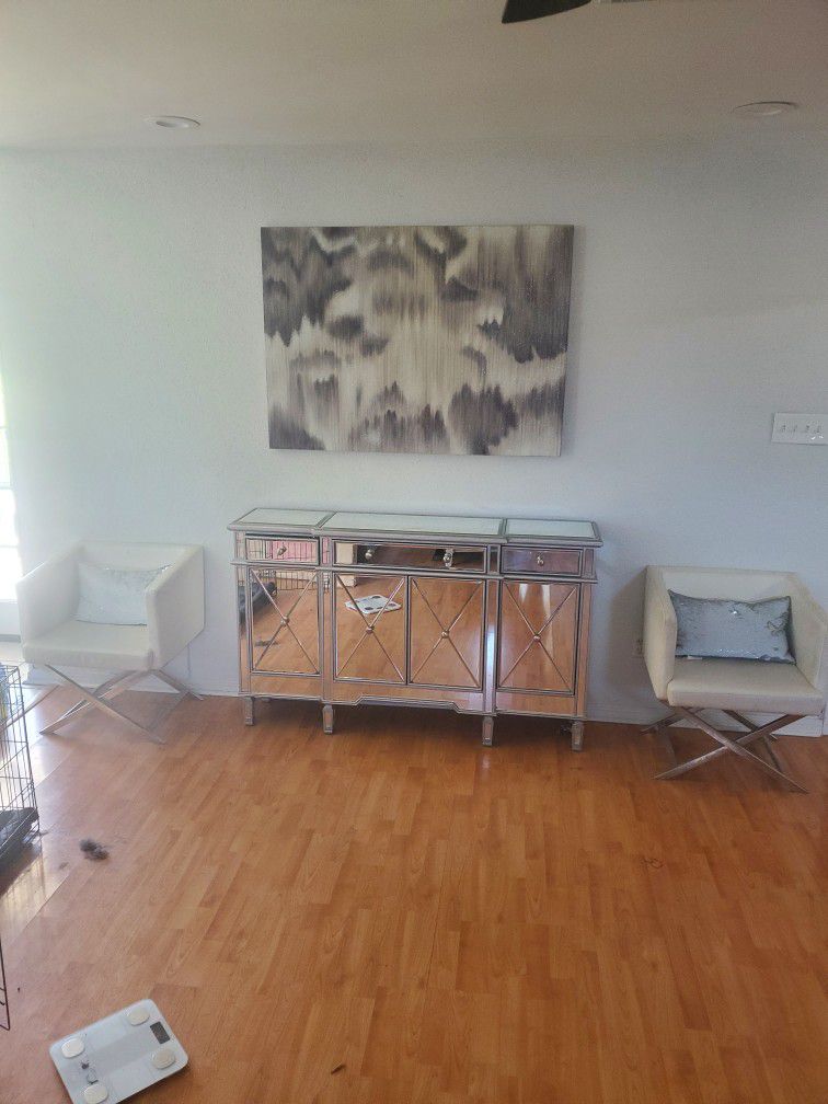 Media Stand , Chairs , Picture,Kitchen Table