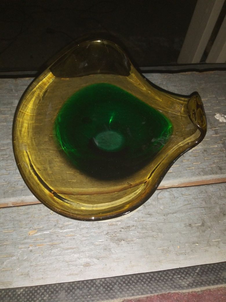 1950s Glass Ashtray