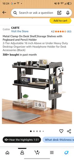 Desk Shelf Organizer