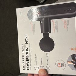 Sharper Image Powerboost Move  Massager 01)