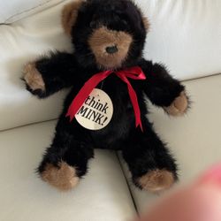 Real Mink One Of A Kind Teddy Bear