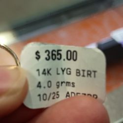 Red Stone Ring Size 9