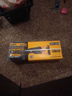 XR Dewalt Reciprocating Saw With Stack Battery