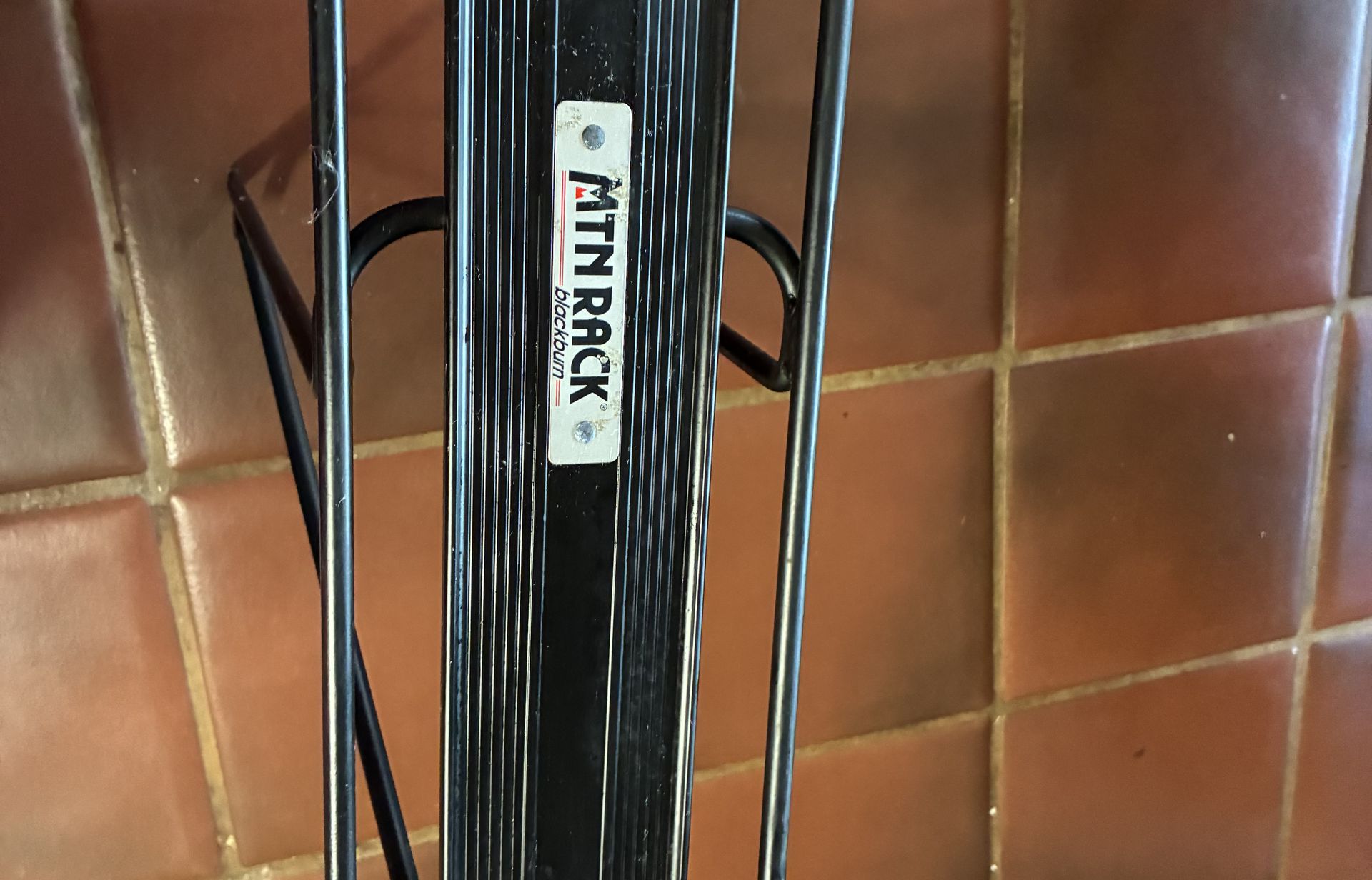 Blackburn MTN Rack rear bicycle cargo rack, typically designed for 26-inch wheeled bikes