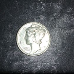 90% Silver Mercury Dime.