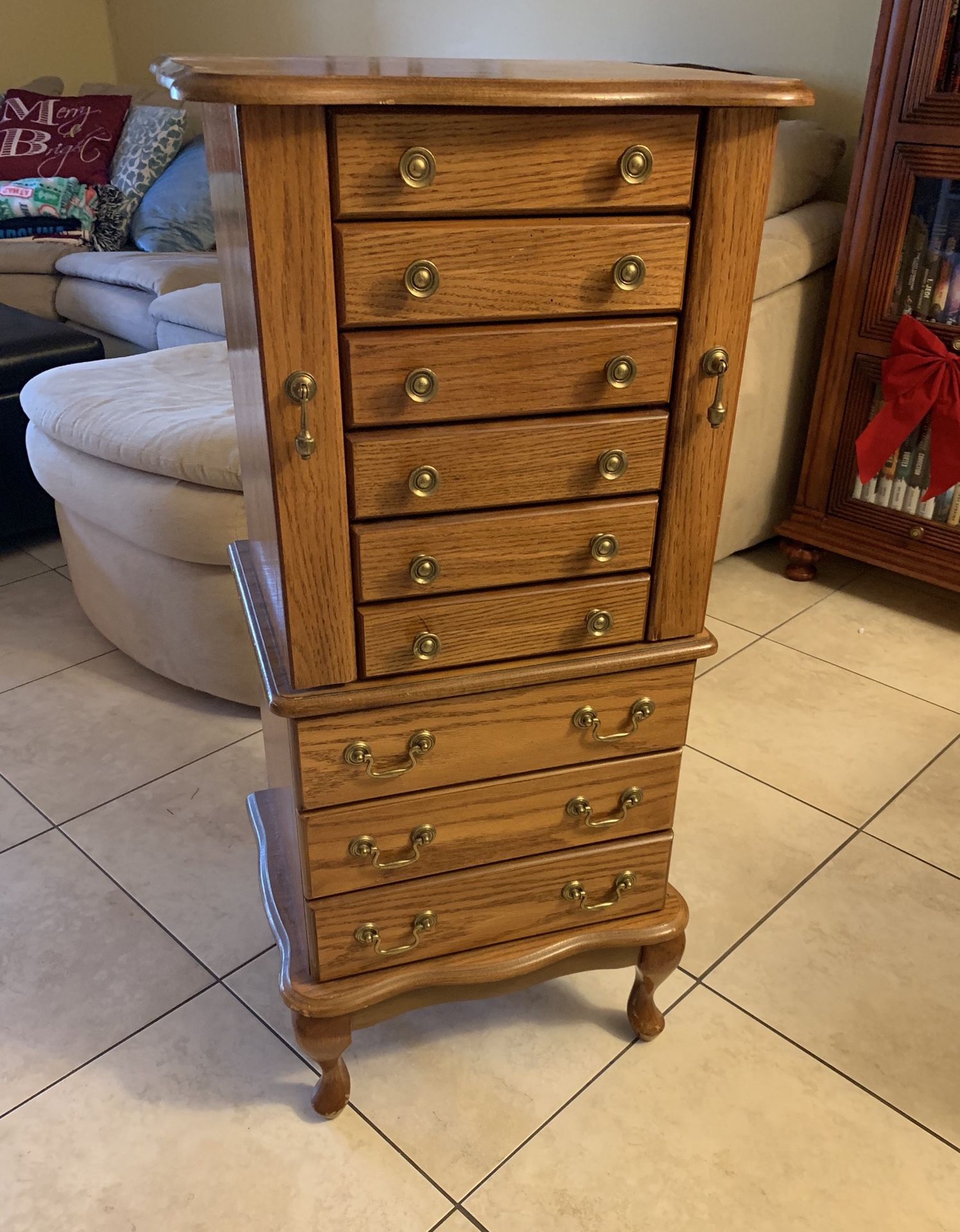 Jewelry armoire chest The Commodore Collection by Rosalco