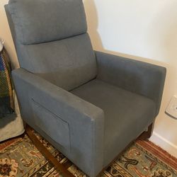 Gray Rocking Chair