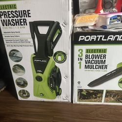 Pressure Washer & Leaf Bagger/Blower