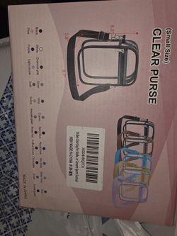 Small Clear Purse Crossbody Bag