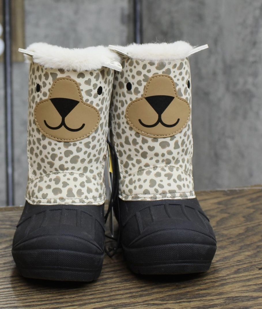 Spotted Bear Thermolite Faux Fur Waterproof Winter Boots-Cat & Jack