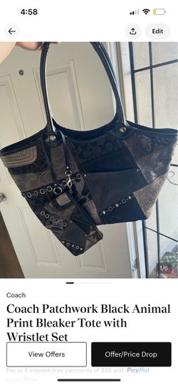 coach patchwork purse