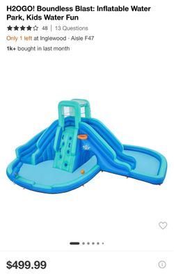 H2OGO! Boundless Blast: Inflatable Water Park, Kids Water Fun