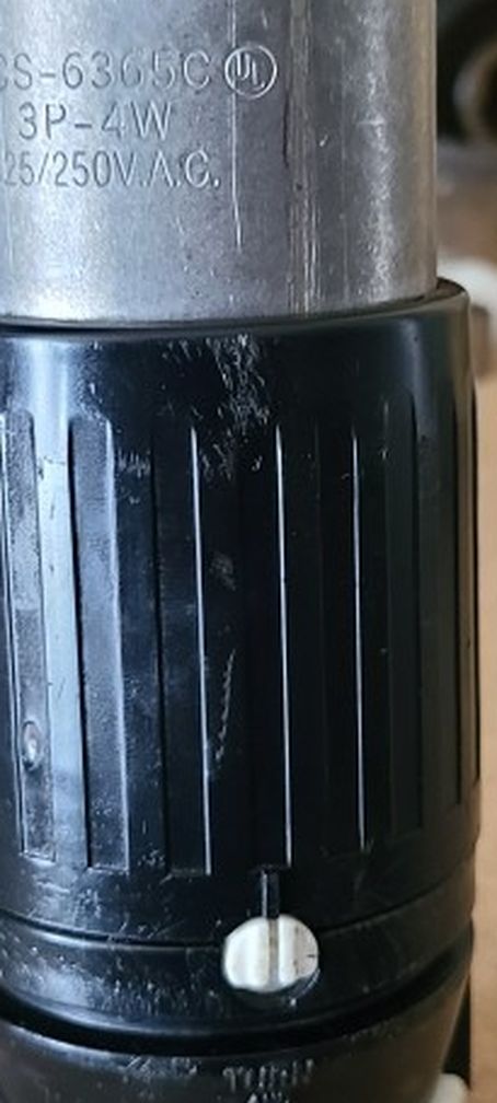 50A Hubble Twist Lock Male