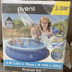 Brand New 10ft Easy Set Up Pool