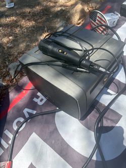 Portable Speaker and Microphone with Cables