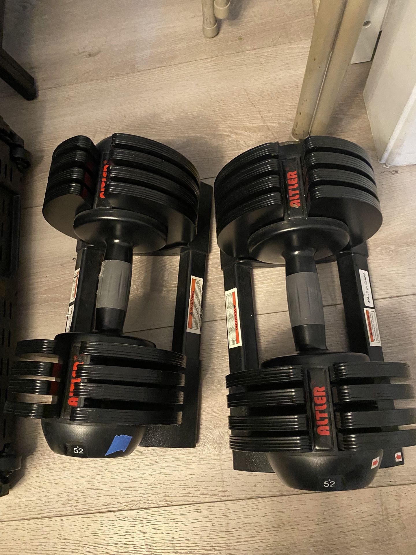 ALTLER 52LB pair Dumbbell Set with Tray