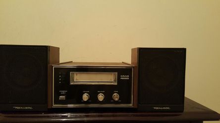 Craigs Pioneer 8 Track Stereo System with Realistic Speakers