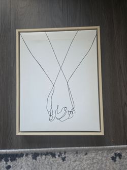 Hand Holding - Canvas Wall Art