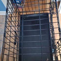 Double Door Foldable Pet Crate