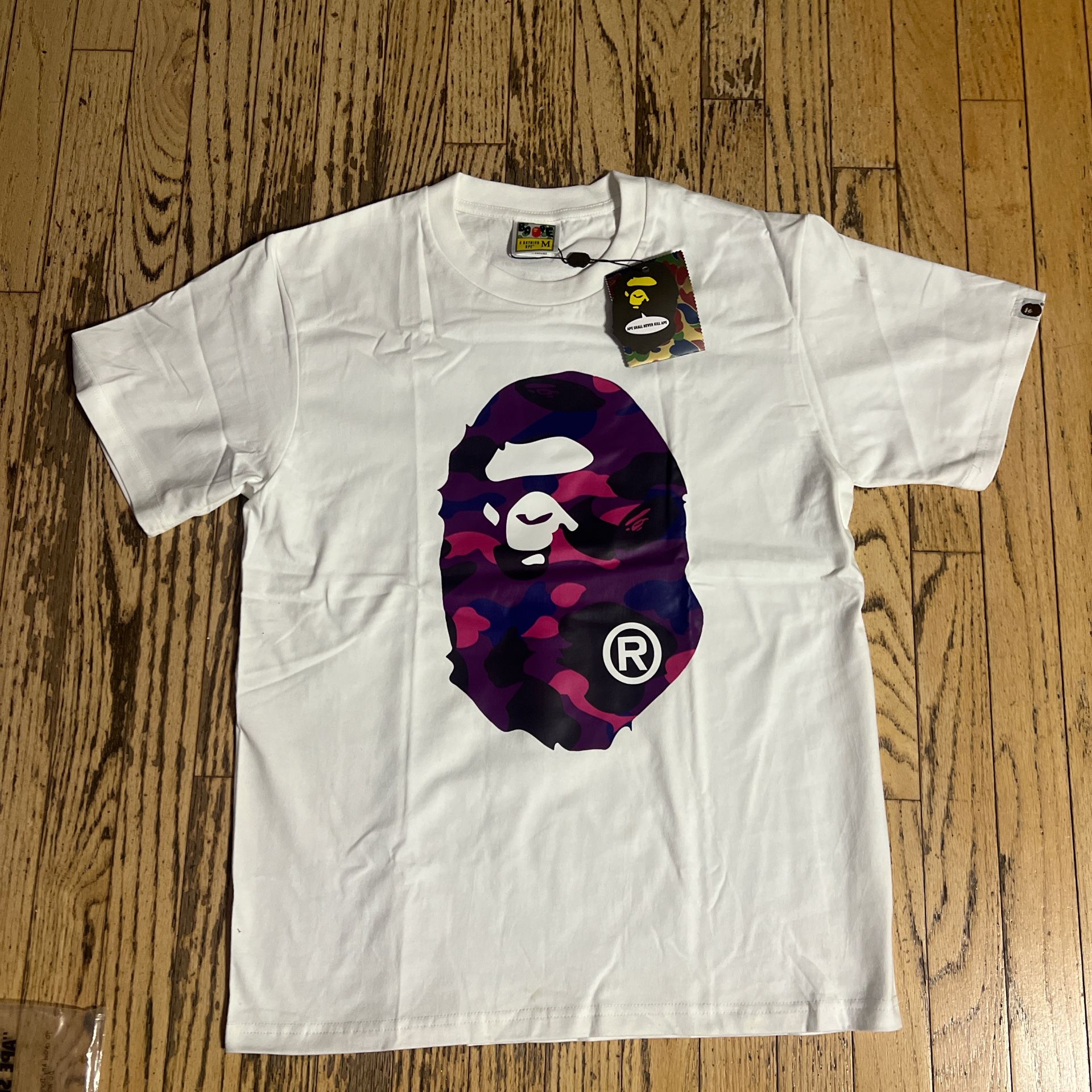 White Bape Tee