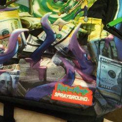 Spray ground Back Pack (Authentic Stamp)