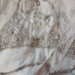 Diamond Bra With Crystals 
