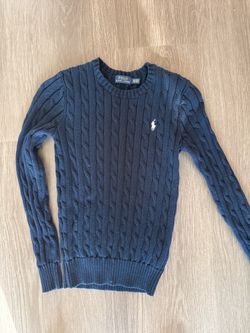 Polo Ralph Lauren Cable Knit Sweater Navy Size XS