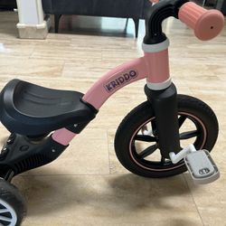 Pink Kriddo Bike. 