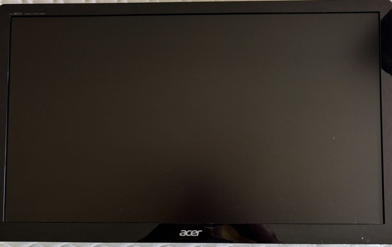 Two 24” Acer LED Monitors