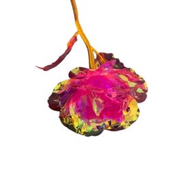 New PINK 24K gold-plated artificial foil rose