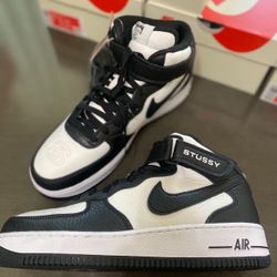 Stussy AF1 Mid Black Size 9