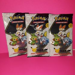 Pokemon Train On First Partner PACK